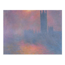 The Houses of Parliament, London Postcard