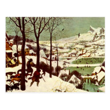 The Hunters in the Snow - 1565 Postcard