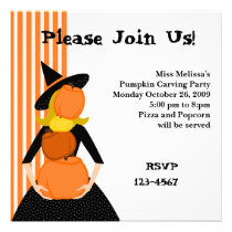 The Impossible Pumpkin Stack invitations