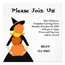 The Impossible Pumpkin Stack invitations