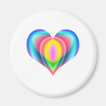 The Inviting Heart Refrigerator Magnets