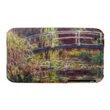 The Japanese Bridge Claude Monet cool, old, master iPhone 3 Covers