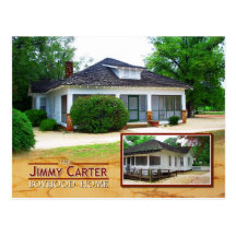 The Jimmy Carter Boyhood Home, Plains, Georgia Postcards