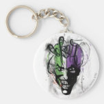 The Joker Neon Airbrush Portrait Keychains