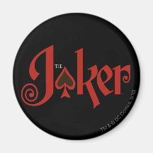 The Joker Playing Card Logo Magnets