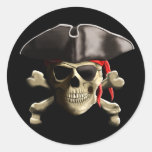 The Jolly Roger Pirate Skull Sticker