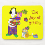 The joy of giving mousemats