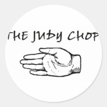 The Judy Chop! Sticker