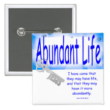 The Key to Abundant Life v2 (John 10:10) Buttons