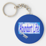The Key to Abundant Life v2 (John 10:10) Key Chain