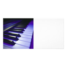 The Keyboard's Keys Personalised Photo Card