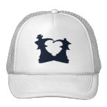 The king and the queen are in love mesh hats