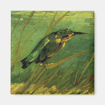 The Kingfisher, Vincent van Gogh Fridge Magnets