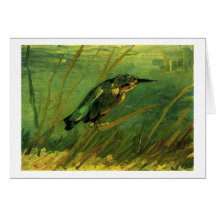 The Kingfisher, Vincent van Gogh Greeting Card