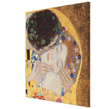 The Kiss, 1907-08 Gallery Wrap Canvas