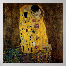 The Kiss by Gustav Klimt Posters