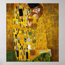 The Kiss By Gustav Klimt Posters