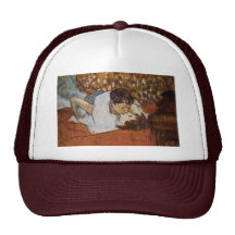 The Kiss - by Henri de Toulouse-Lautrec Trucker Hats