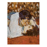 The Kiss - by Henri de Toulouse-Lautrec Post Cards