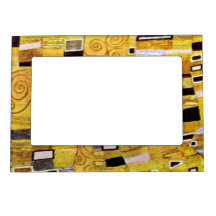 The Kiss (detail) by Gustav Klimt Frame Magnet