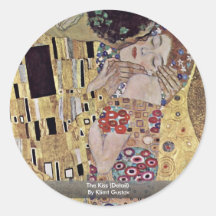 The Kiss (Detail) By Klimt Gustav Sticker