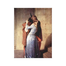 The Kiss Gallery Wrapped Canvas