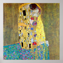 The Kiss (original Der Kuss) by Gustav Klimt Poster