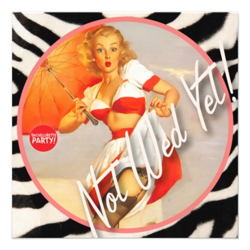 The Kitsch Bitsch : Not Wed Yet! Personalized Announcement
