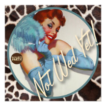 The Kitsch Bitsch : Not Wed Yet! Personalised Announcements