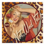 The Kitsch Bitsch : Not Wed Yet! Personalised Invitations