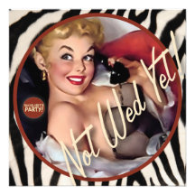 The Kitsch Bitsch : Not Wed Yet! Personalized Announcement