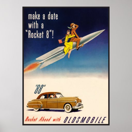 The Kitsch Bitsch : Rocket 8 Oldmobile Poster