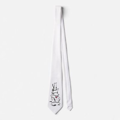 The Kitty Pile Neck Ties by flyingblogspot