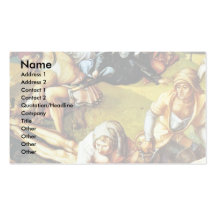 The Kreuzannagelung By Albrecht Dürer Business Card Templates