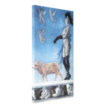 The Lady and Pig (Pornokrates) Canvas Prints