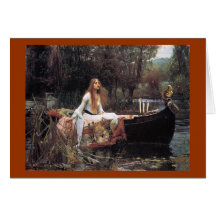 The Lady of Shallot Greeting Card