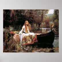 The Lady Of Shallot - Poster