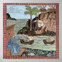 The Landing of Columbus Print