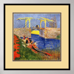 The Langlois Bridge at Arles with Women Washing posters