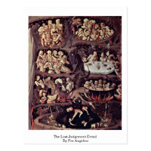 The Last Judgement Detail By Fra Angelico Postcards