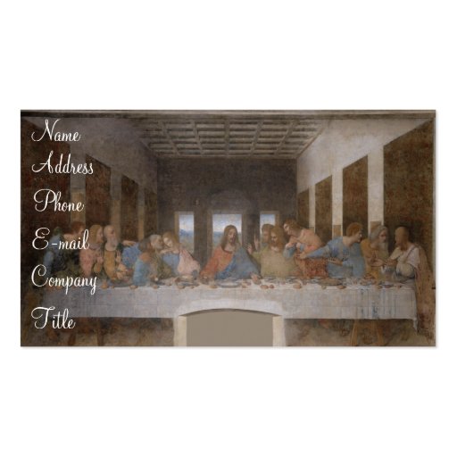 'The Last Supper' Business Card Templates