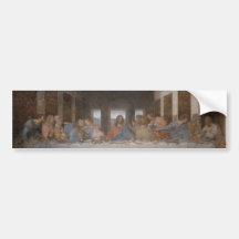 The Last Supper by Leonardo da Vinci Bumper Stickers