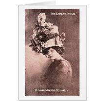 The Latest Hat Style, Greeting Card