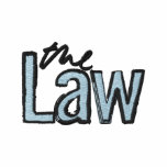 The Law - Embroidered - T-Shirt (Blue)