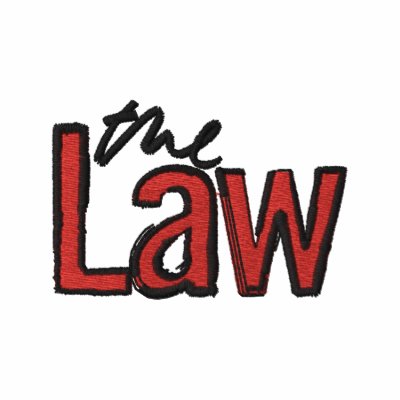 The Law - Embroidered - T-Shirt (White)