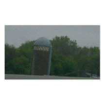 The Leaning Corn Bin Business Cards