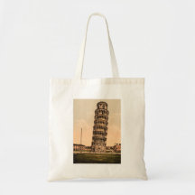 The Leaning Tower of Pisa, Tuscany, Italy Bags