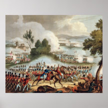 The Left Wing of the British Army in Action at the Posters