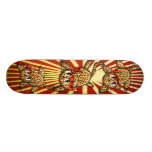 The Leopard's Pride Samurai Kittys Skateboard Deck