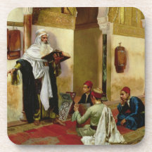 The Lesson (oil on canvas) Beverage Coasters